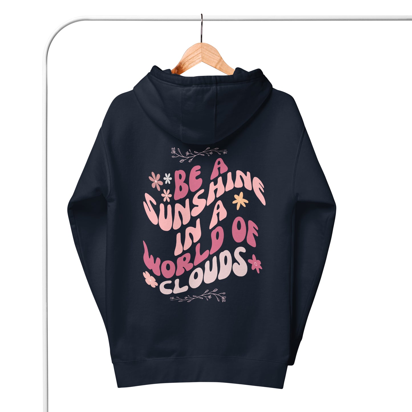 WOMEN'S POSITIVE HOODIES BACK PRINT HOODIES WOMEN