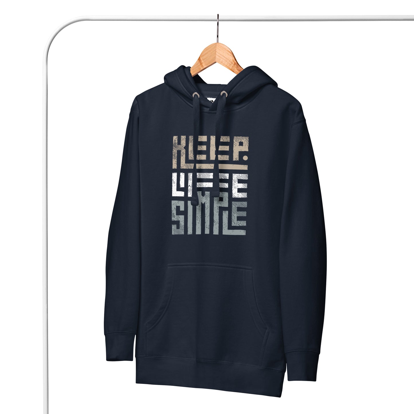 MEN'S HOODIES KEEP LIFE SIMILE HOODIE FOR MEN