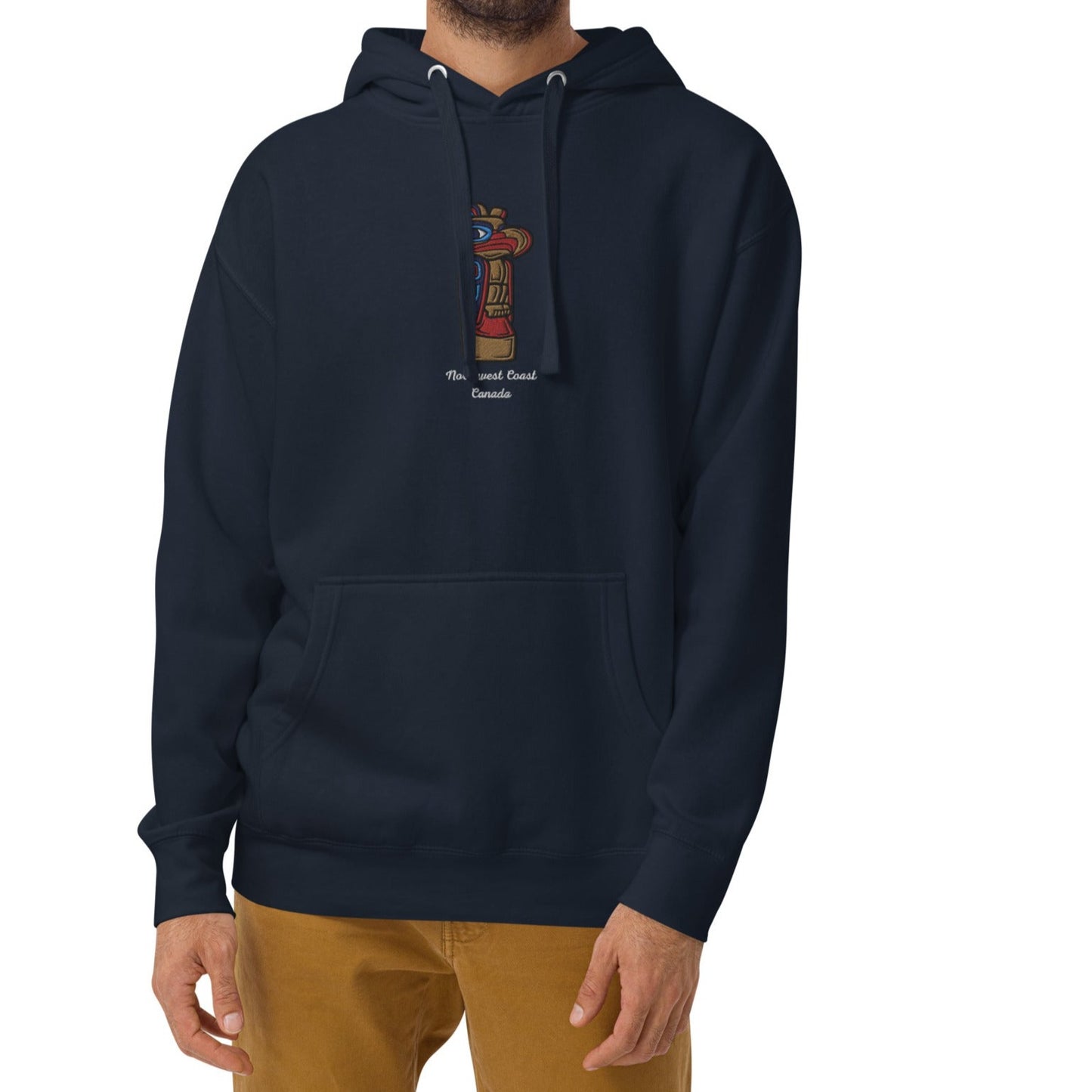 URBANITYCHEK TOTEM PULLOVER HOODIES UNISEX EMBROIDERED