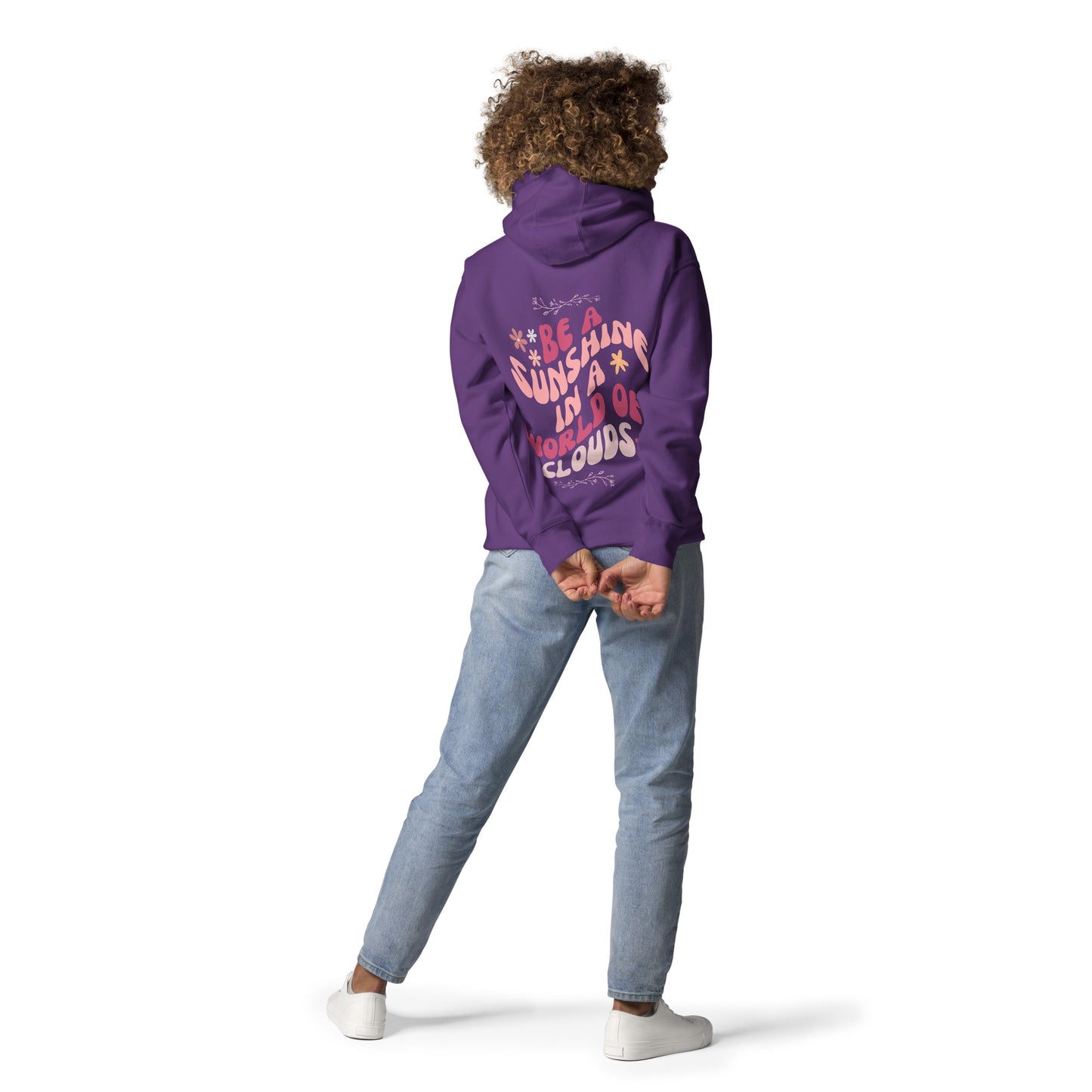 WOMEN'S POSITIVE HOODIES BACK PRINT HOODIES WOMEN