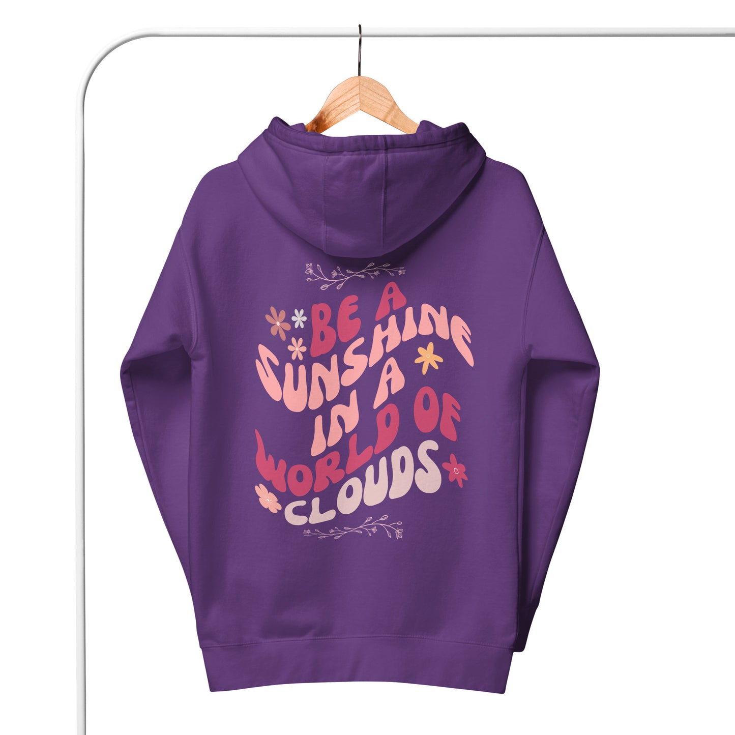 WOMEN'S POSITIVE HOODIES BACK PRINT HOODIES WOMEN