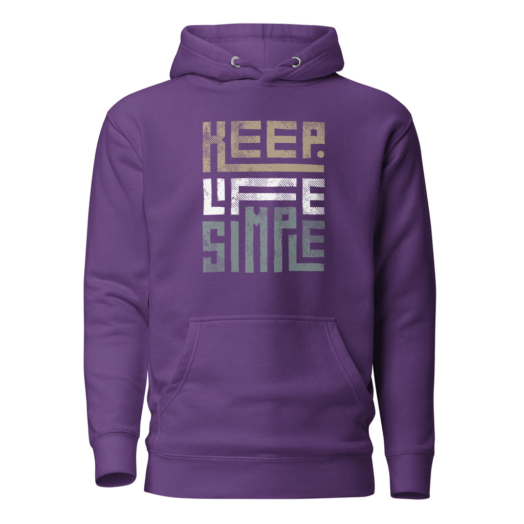 CLASSIC EVERYDAY MEN'S HOODIE KEEP LIFE SIMILE BLENDS