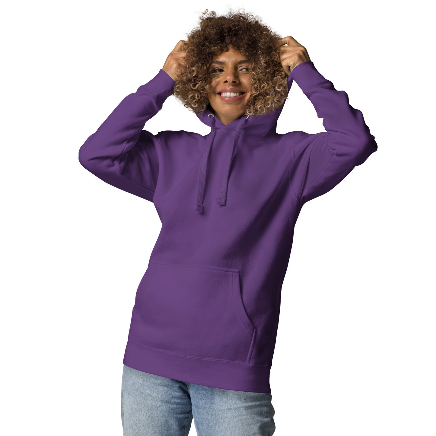 HOODIES FOR WOMEN POSITIVE WOMEN WAVY TEXT HOODIES