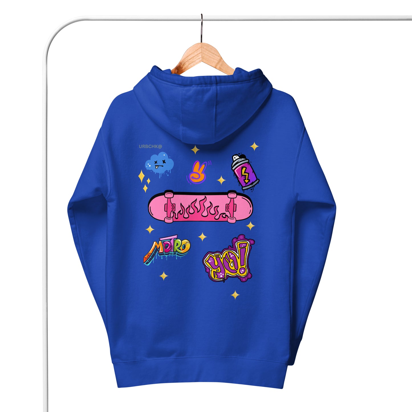 URBCHK SOFT AND COOL STREETWEAR HOODIE UNISEX BLENDS