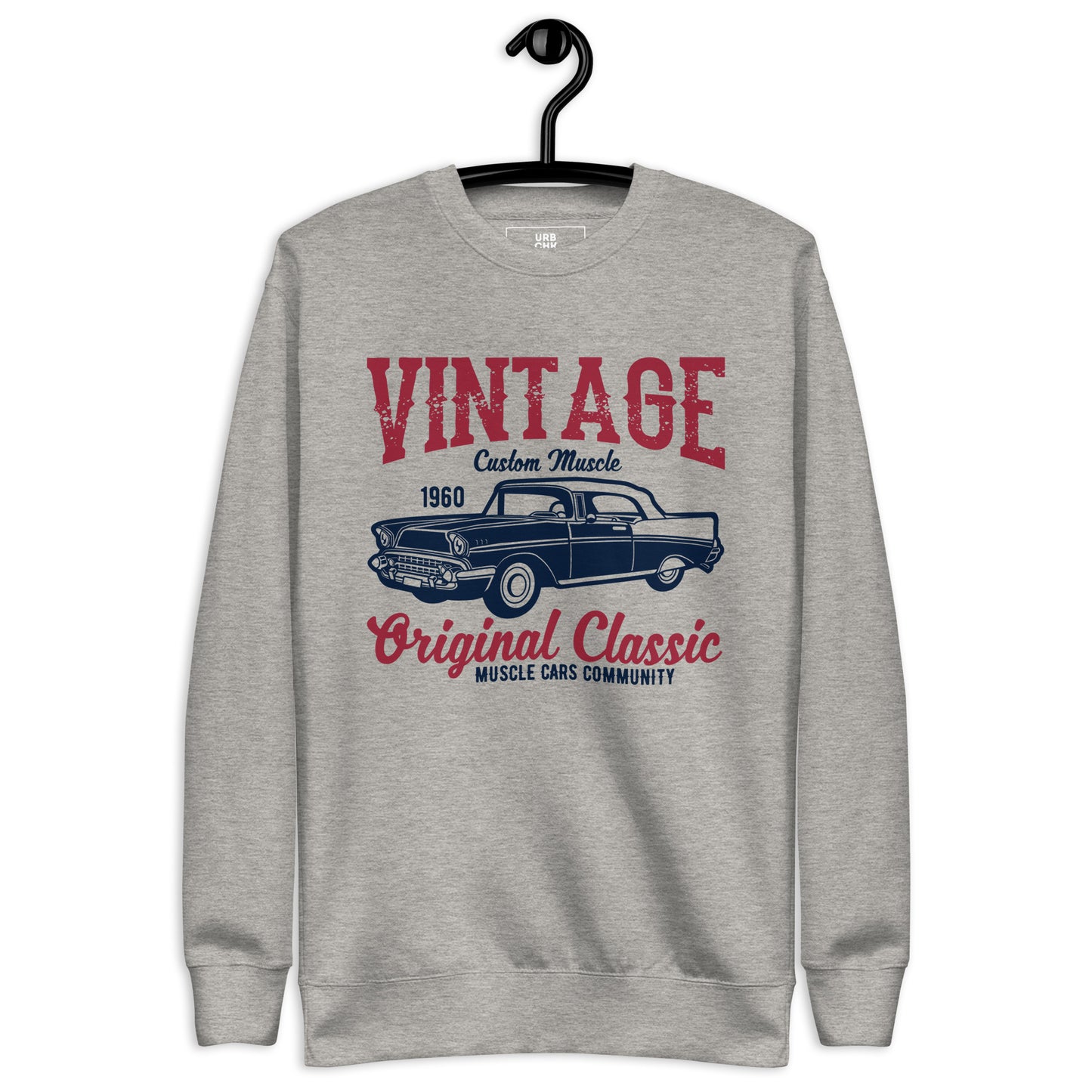 URBANITYCHEK PREMIUM CREWNECK SWEATSHIRT VINTAGE RETRO SWEATSHIRTS