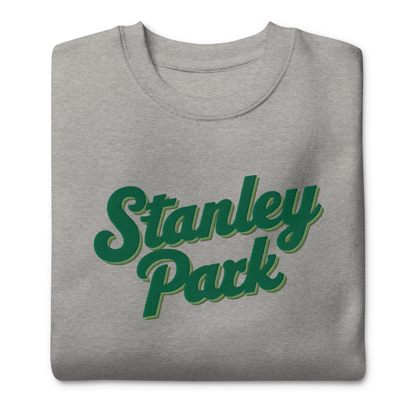 URBANITY CHEK STANLEY PARK SWEATSHIRT EMBROIDERED DESIGN