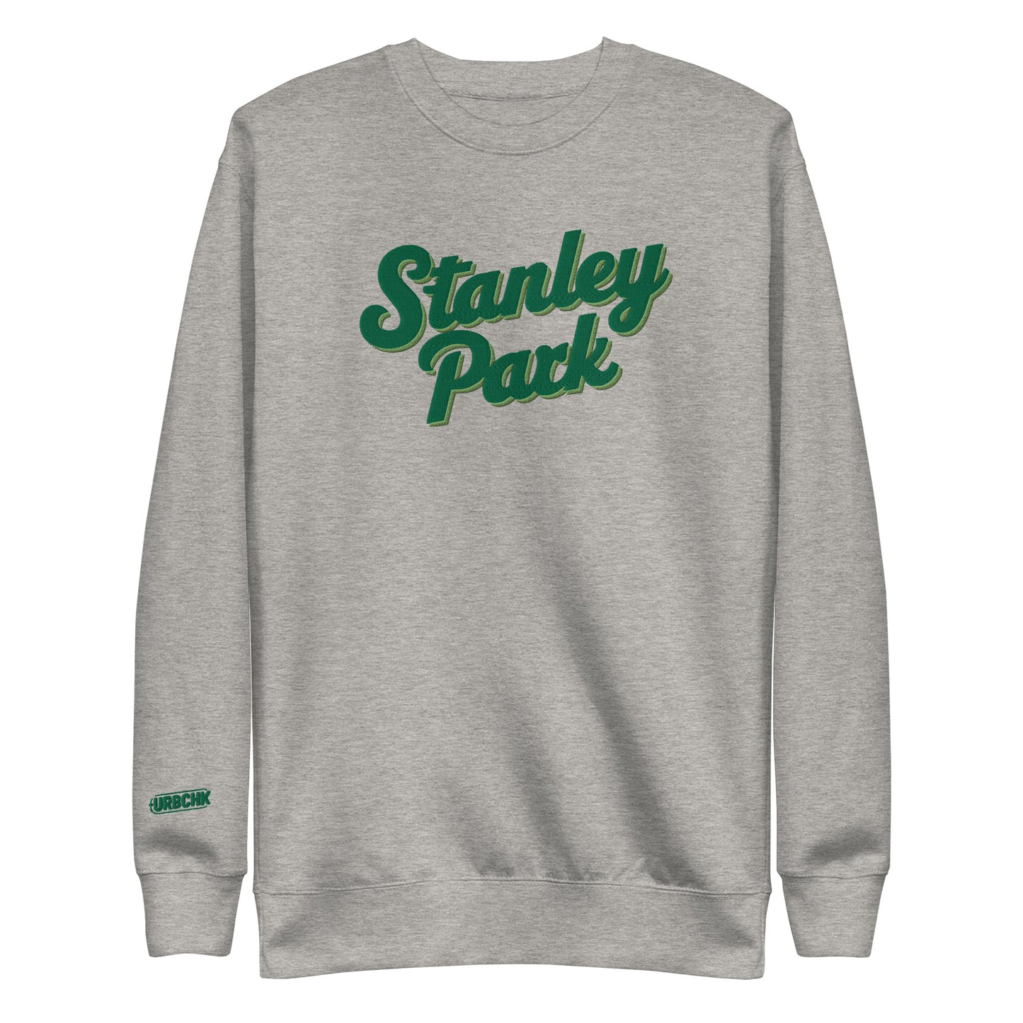 URBANITY CHEK STANLEY PARK SWEATSHIRT EMBROIDERED DESIGN