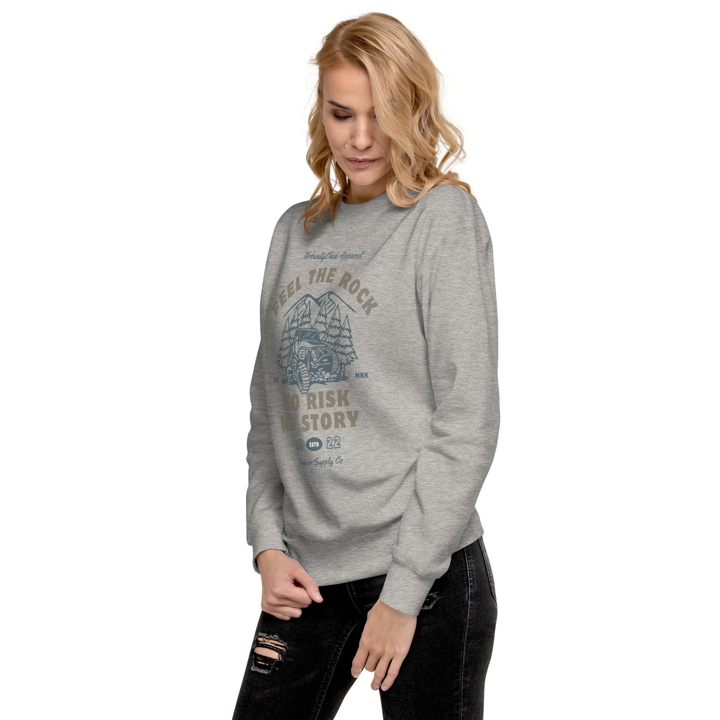 SWEATSHIRT FOR WOMEN PREMIUM QUALITY CREW NECK SWEATSHIRT