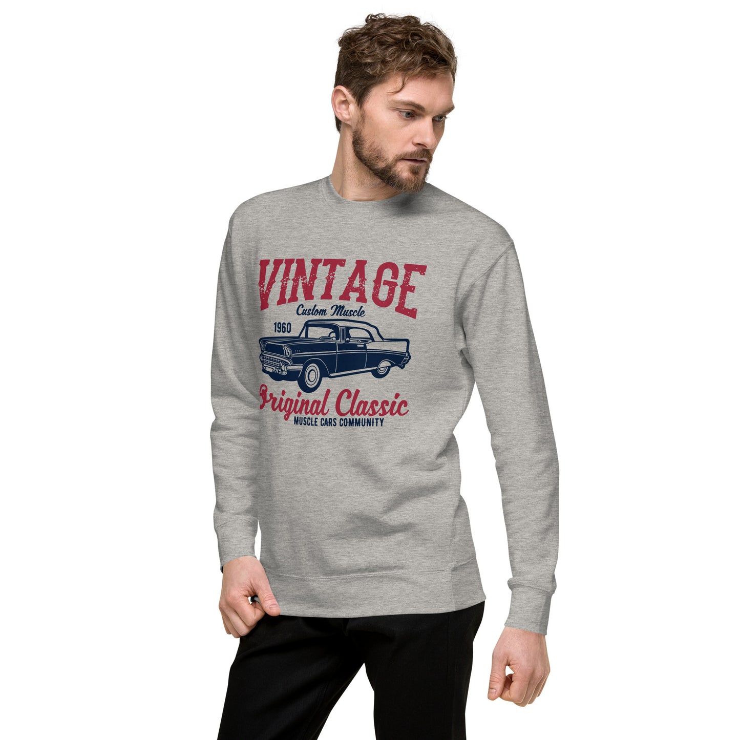 URBANITYCHEK PREMIUM CREWNECK SWEATSHIRT VINTAGE RETRO SWEATSHIRTS