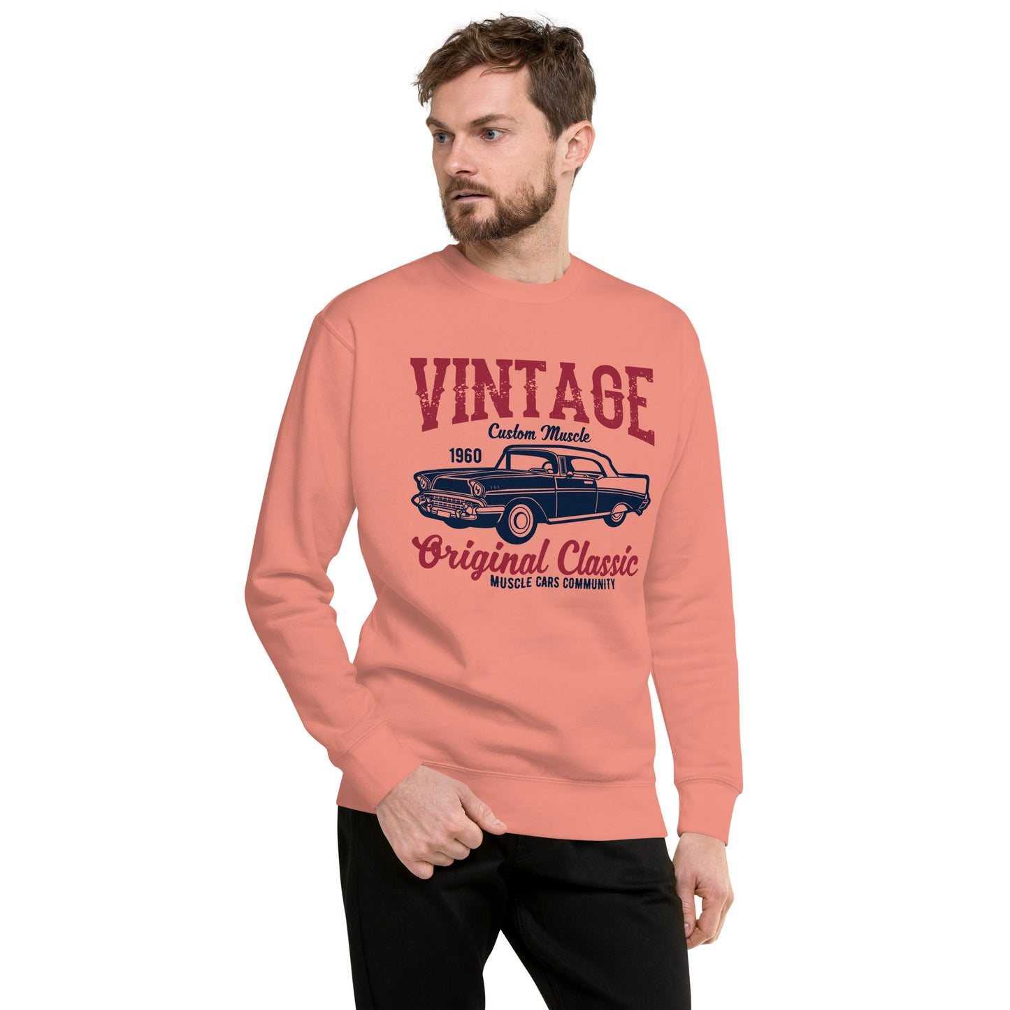 URBANITYCHEK PREMIUM CREWNECK SWEATSHIRT VINTAGE RETRO SWEATSHIRTS