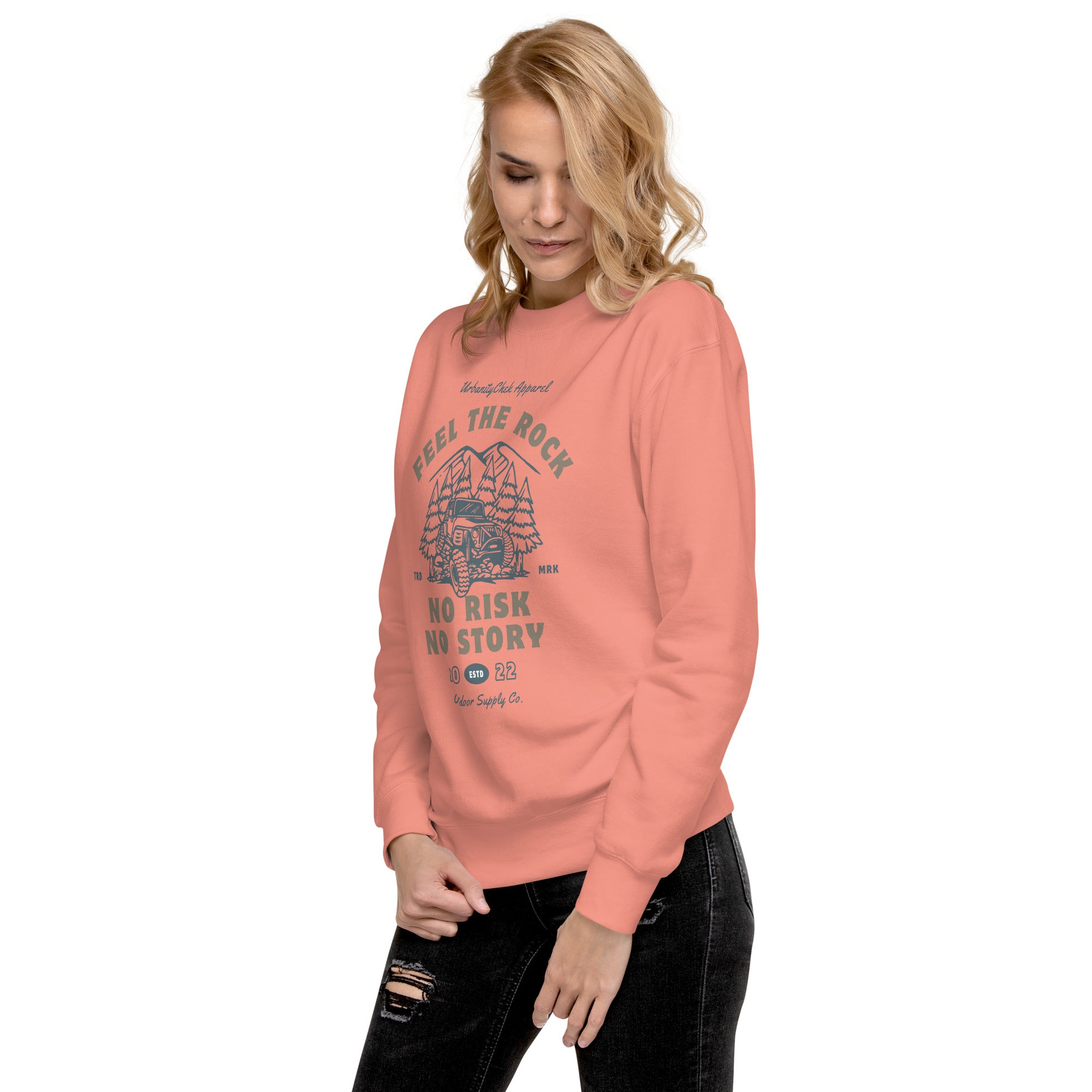 SWEATSHIRT FOR WOMEN PREMIUM QUALITY CREW NECK SWEATSHIRT