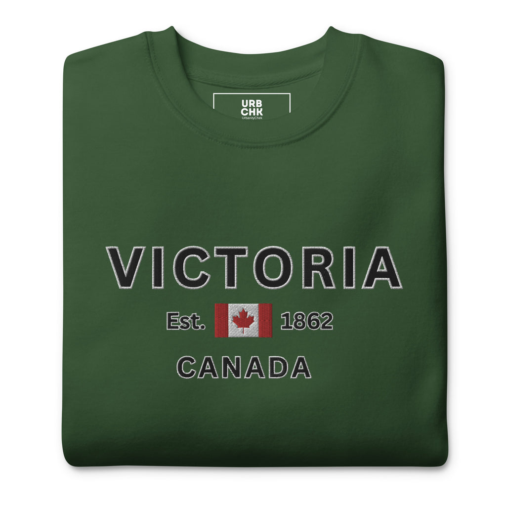 PREMIUM MEN'S SWEATSHIRT VICTORIA CANADA
