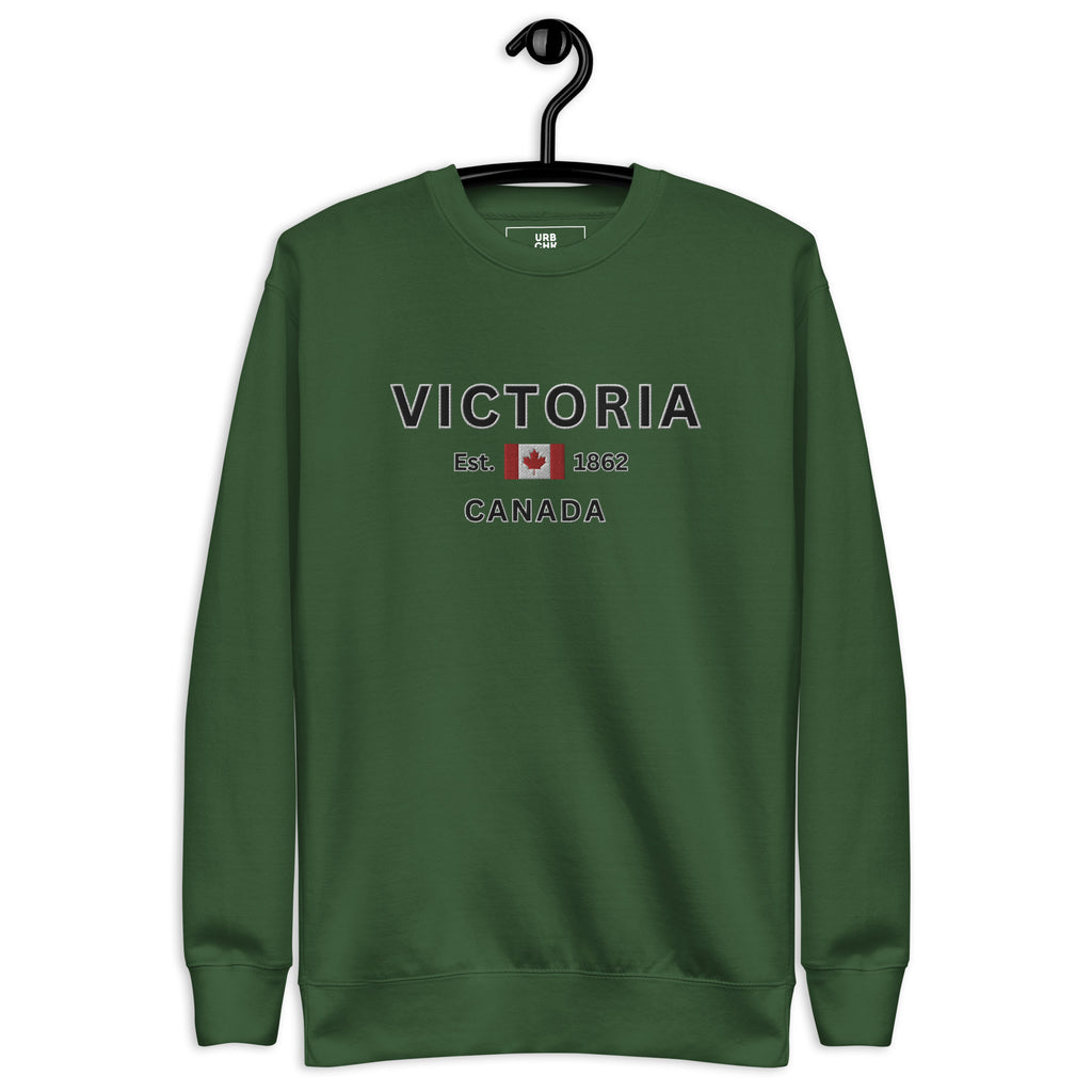 PREMIUM MEN'S SWEATSHIRT VICTORIA CANADA