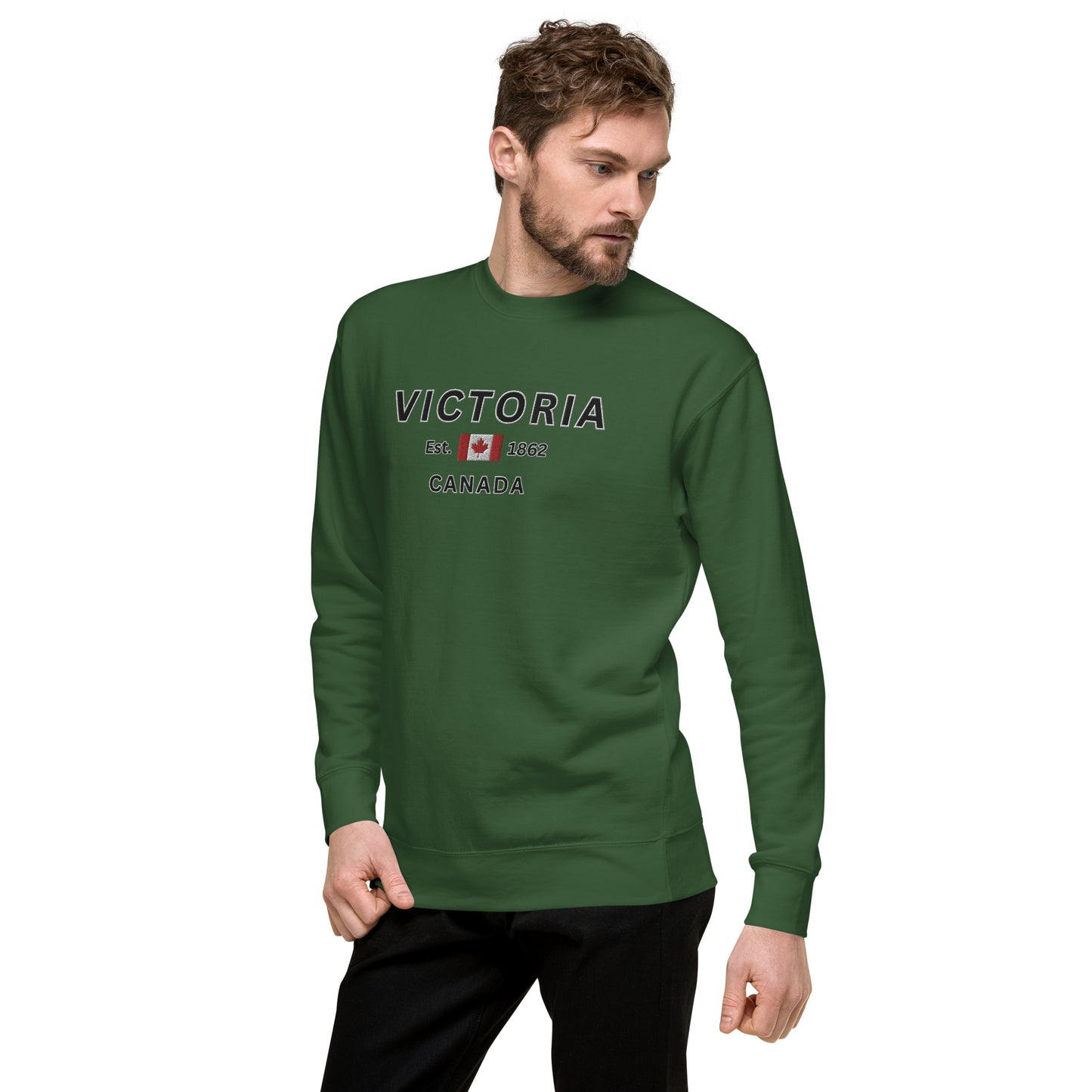 PREMIUM MEN'S SWEATSHIRT VICTORIA CANADA