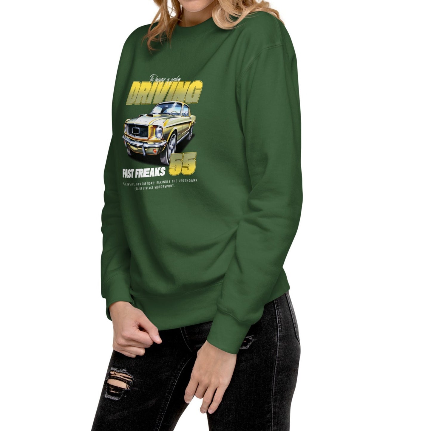 URBANITYCHEK CLASSIC CREW SWEATSHIRT FOR WOMEN