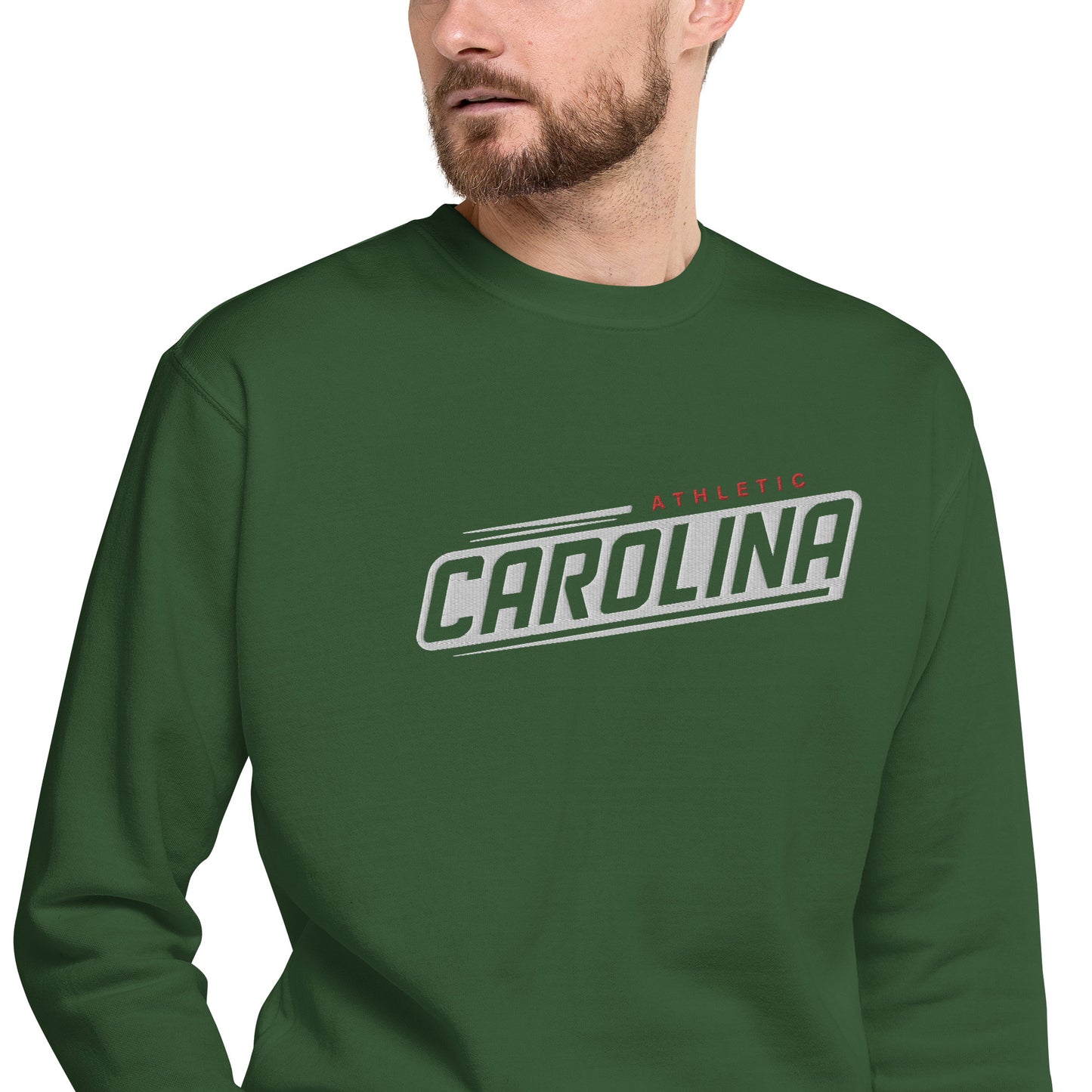 URBANITYCHEK CAROLINA PULLOVER SWEATSHIRT EMBROIDERED