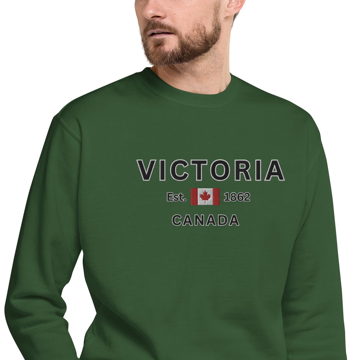 PREMIUM MEN'S SWEATSHIRT VICTORIA CANADA