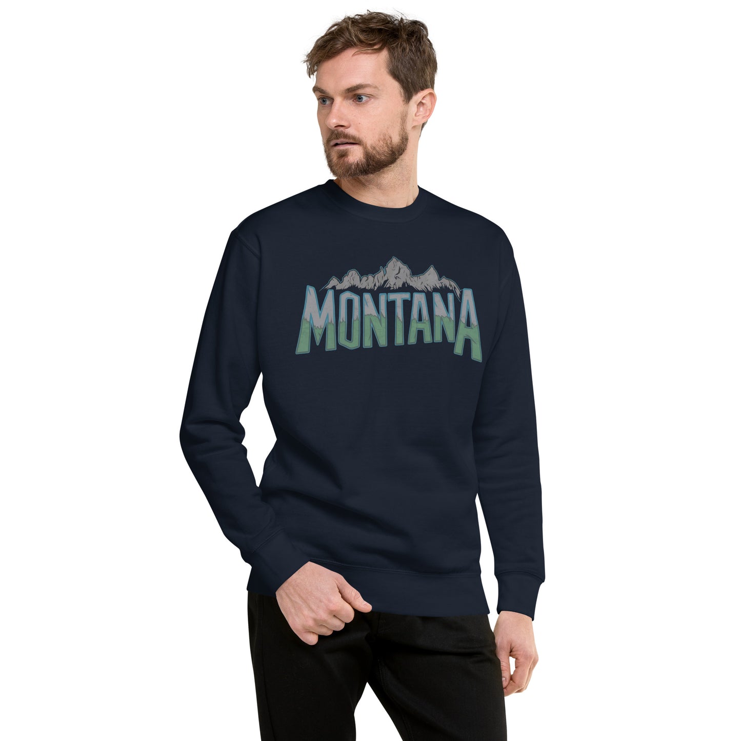 unisex premium sweatshirt navy