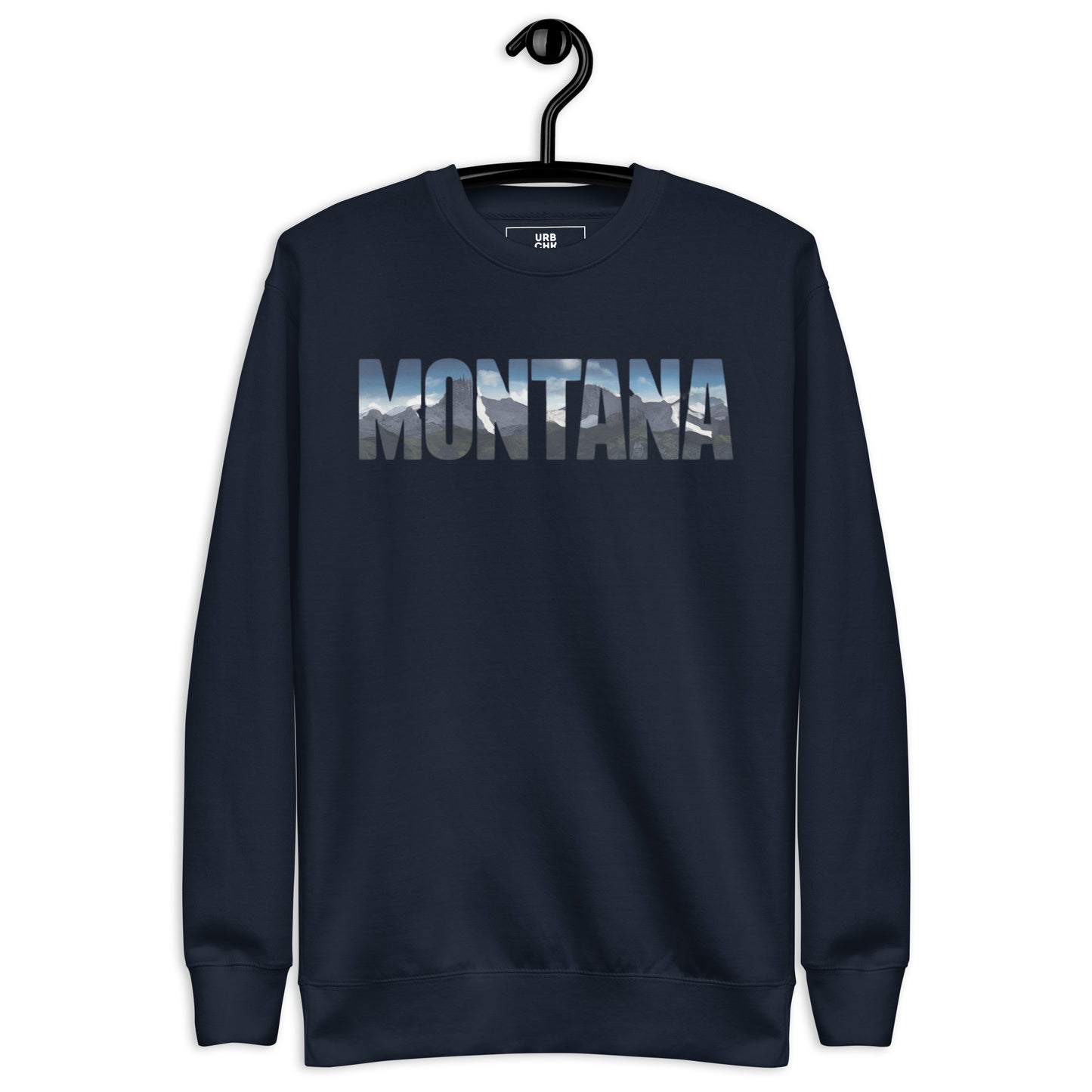 URBANITYCHEK PREMIUM MONTANA CREWNECK SWEATSHIRT FOR MEN