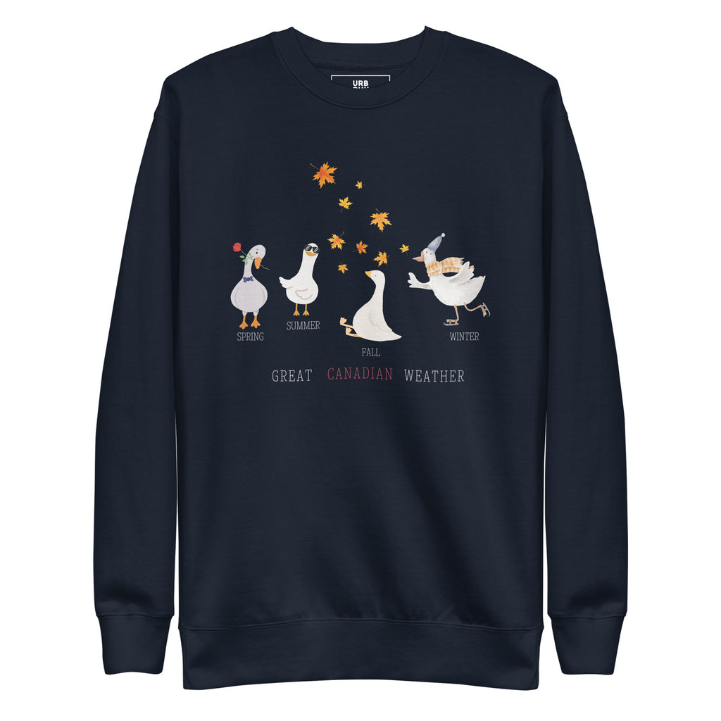 PREMIUM CREW NECK SWEATSHIRT GREAT CANADIAN WEATHER