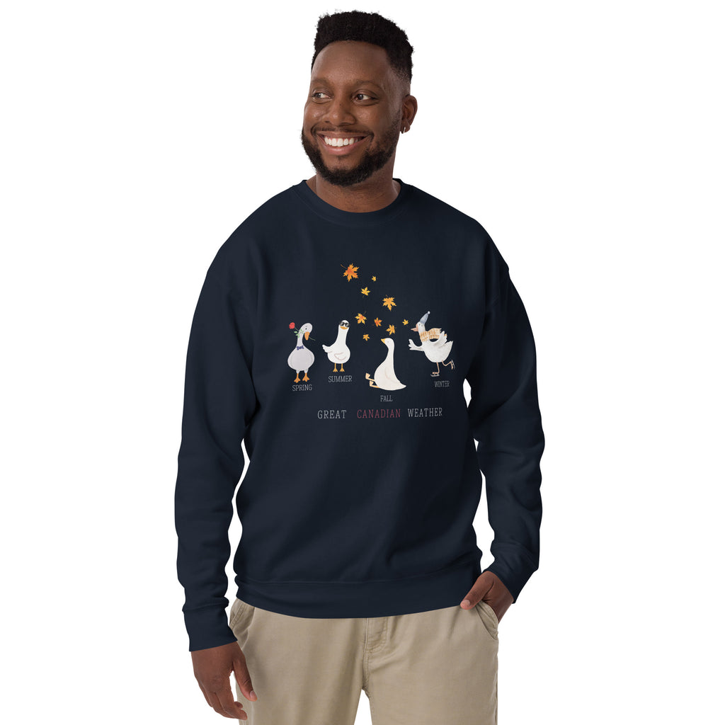PREMIUM CREW NECK SWEATSHIRT GREAT CANADIAN WEATHER