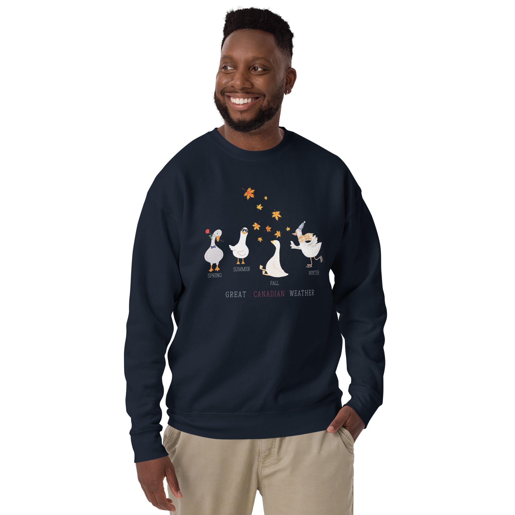 PREMIUM CREW NECK SWEATSHIRT GREAT CANADIAN WEATHER
