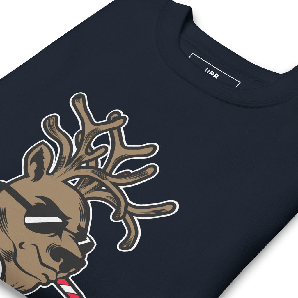 sweatshirt navy blazer