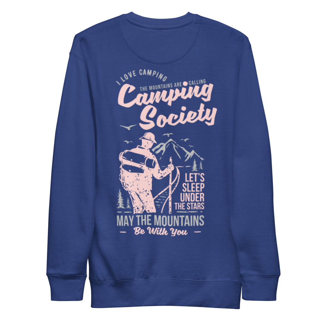 CAMPING SWEATSHIRTS FOR MEN PREMIUM QUALITY ADVENTURE SWEATSHIRTS