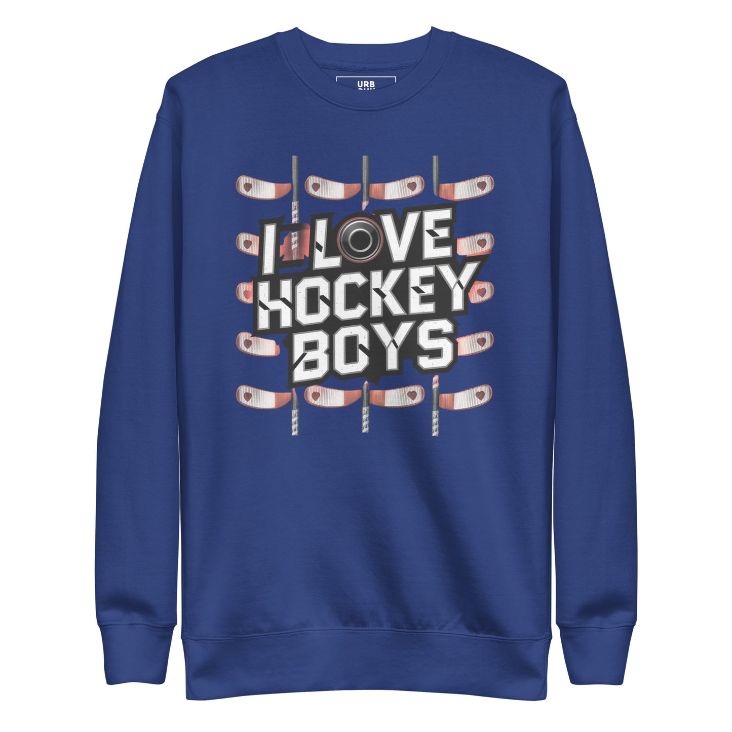 SWEATSHIRT FOR WOMEN I LOVE HOCKEY BOYS