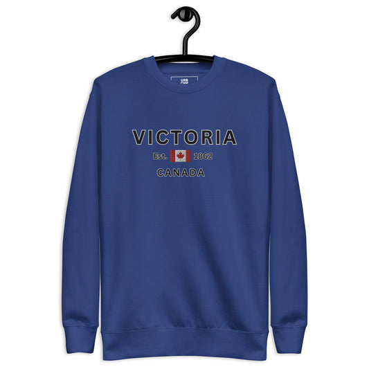 PREMIUM MEN'S SWEATSHIRT VICTORIA CANADA