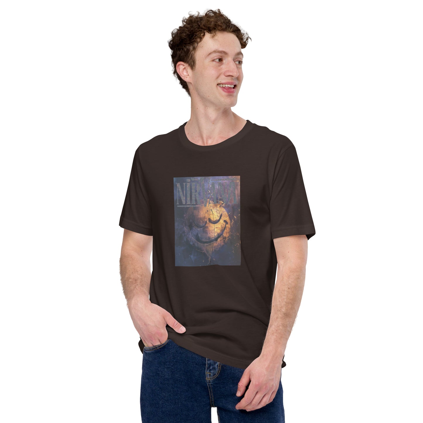 URBANITYCHEK CRENECK TSHIRT FOR MEN NIRVANA TEE