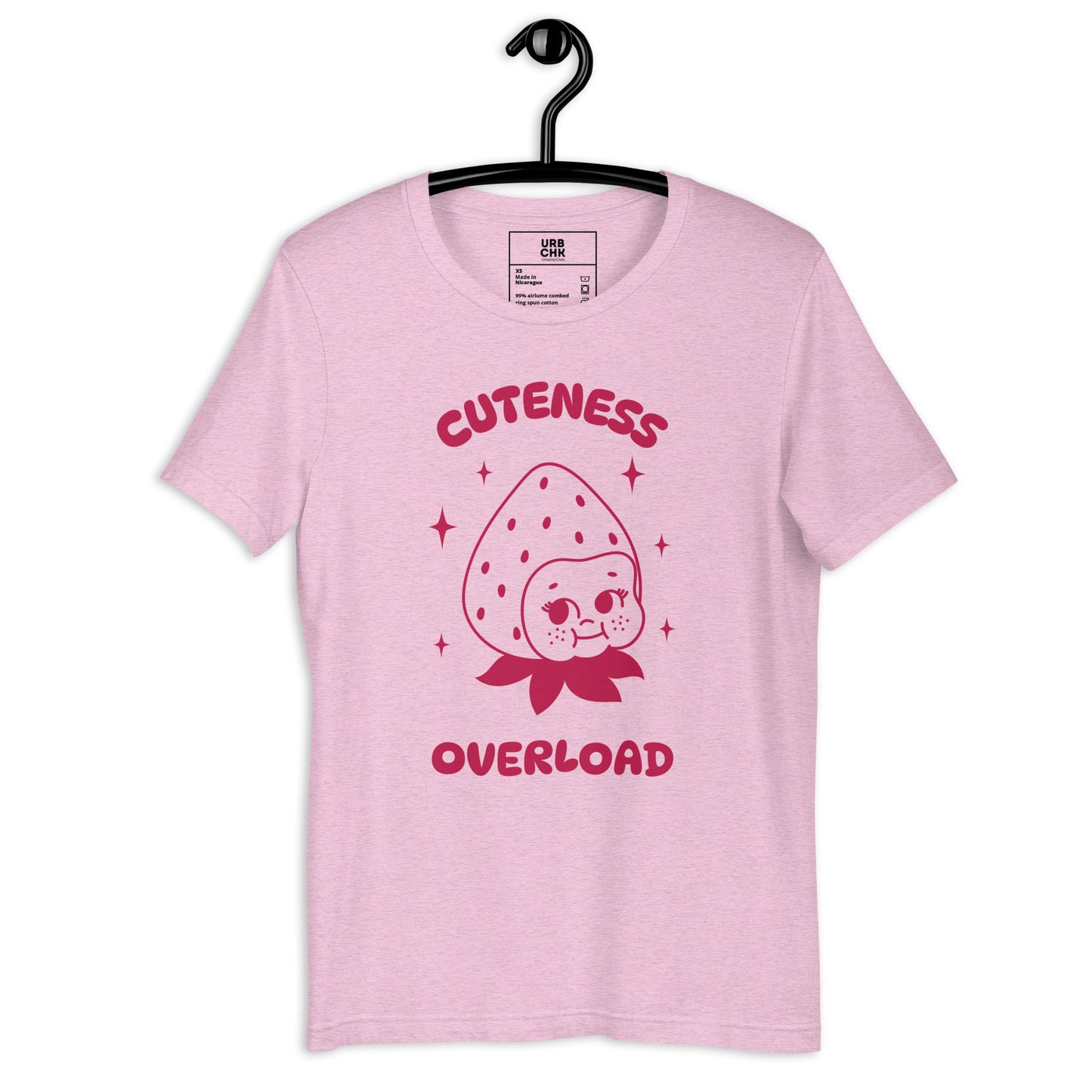 CUTENESS OVERLOAD WOMEN COTTON CREW NECK TSHIRTS