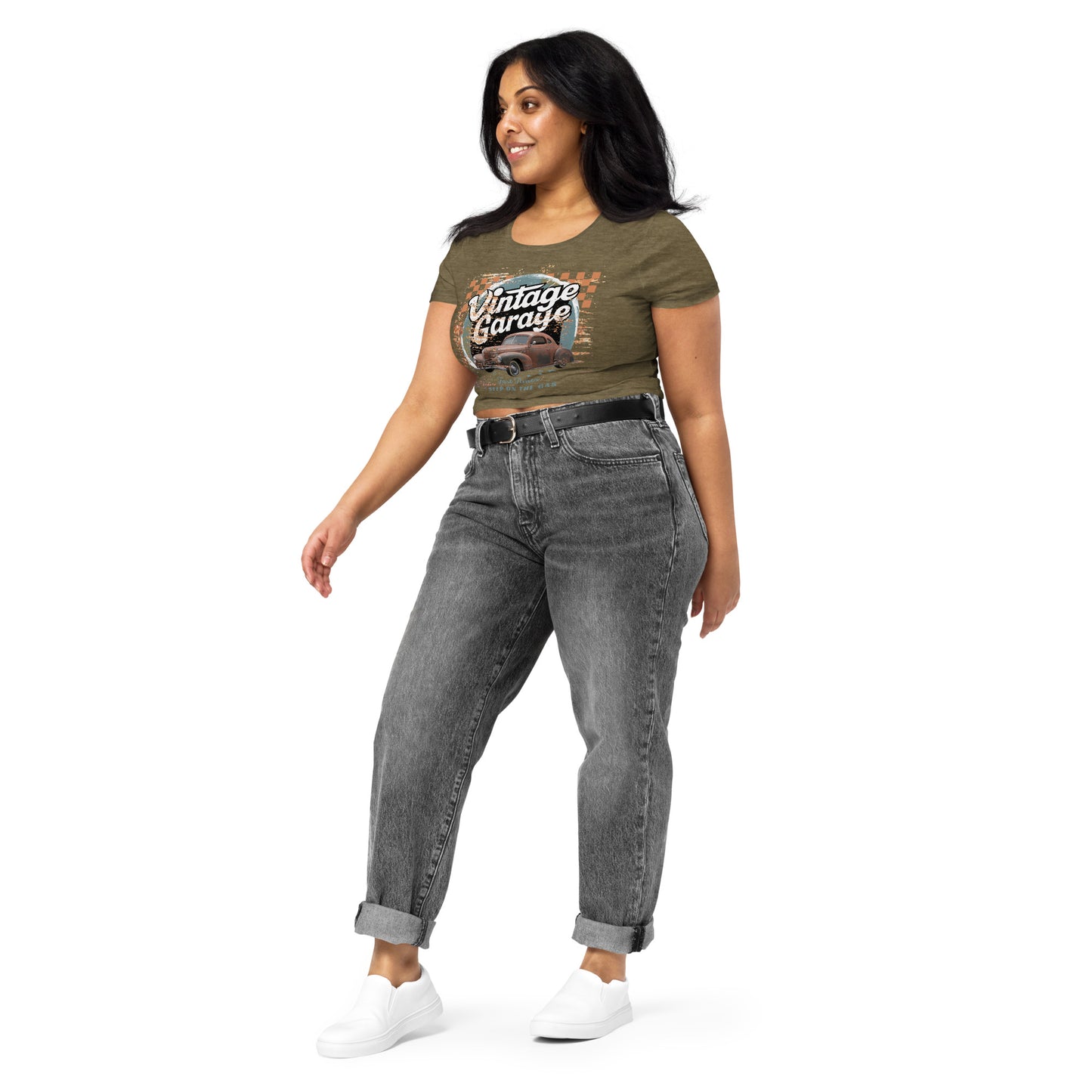 URBANITYCHEK SHORT SLEEVE TIGHT FITTING CROP TEE