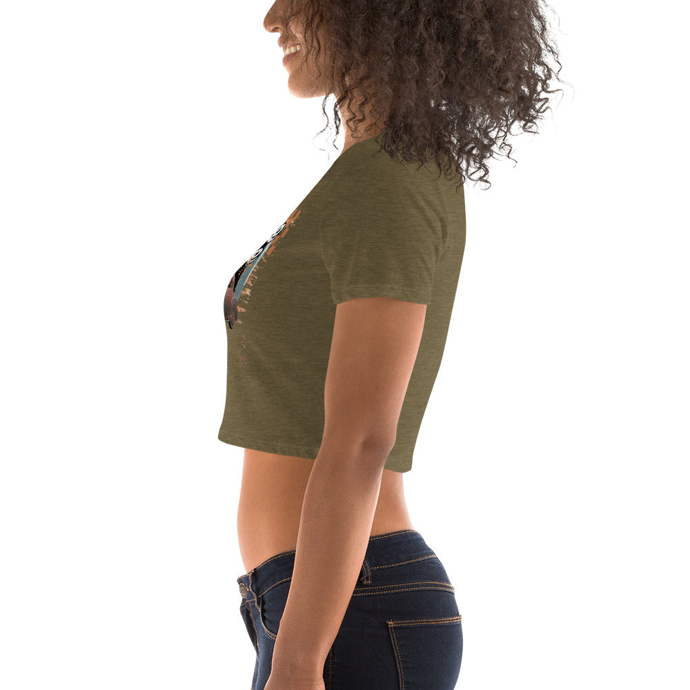 URBANITYCHEK SHORT SLEEVE TIGHT FITTING CROP TEE