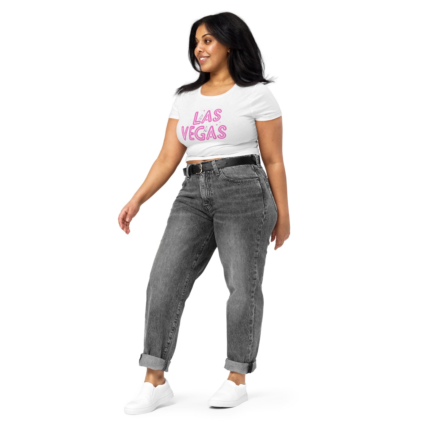 URBANITYCHEK LAS VEGAS CROP TOP FOR WOMEN