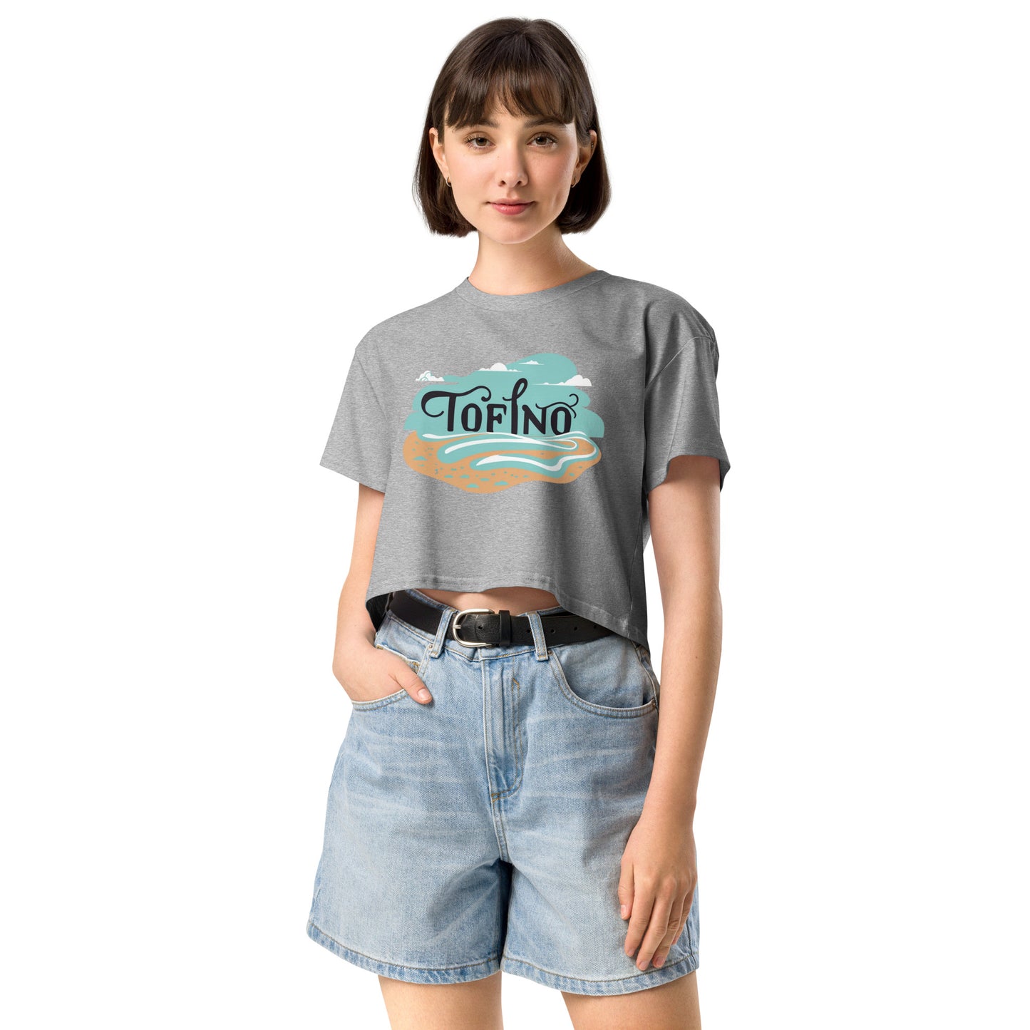 TOFINO WOMENS CROP TOP CREWNECK