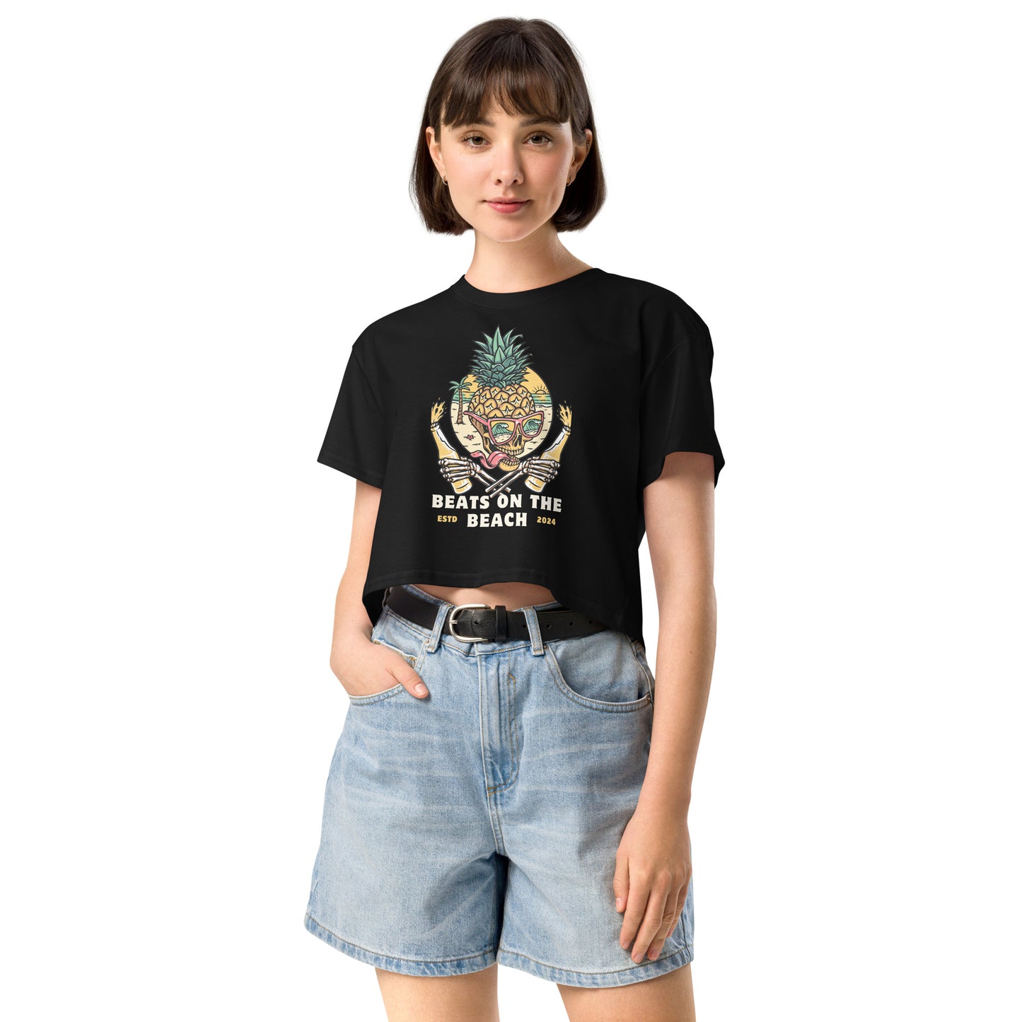 WOMEN CROP TOP T-SHIRTS SUMMER TSHIRTS