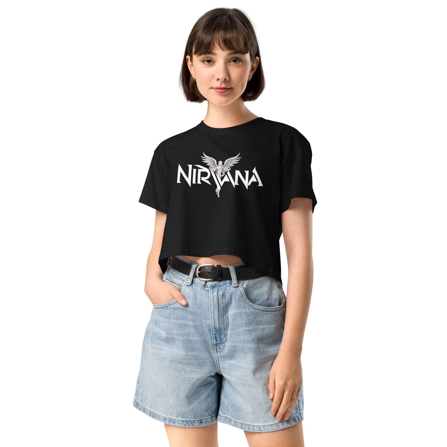 NIRVANA SOFT COTTON CROP TOP FOR WOMEN