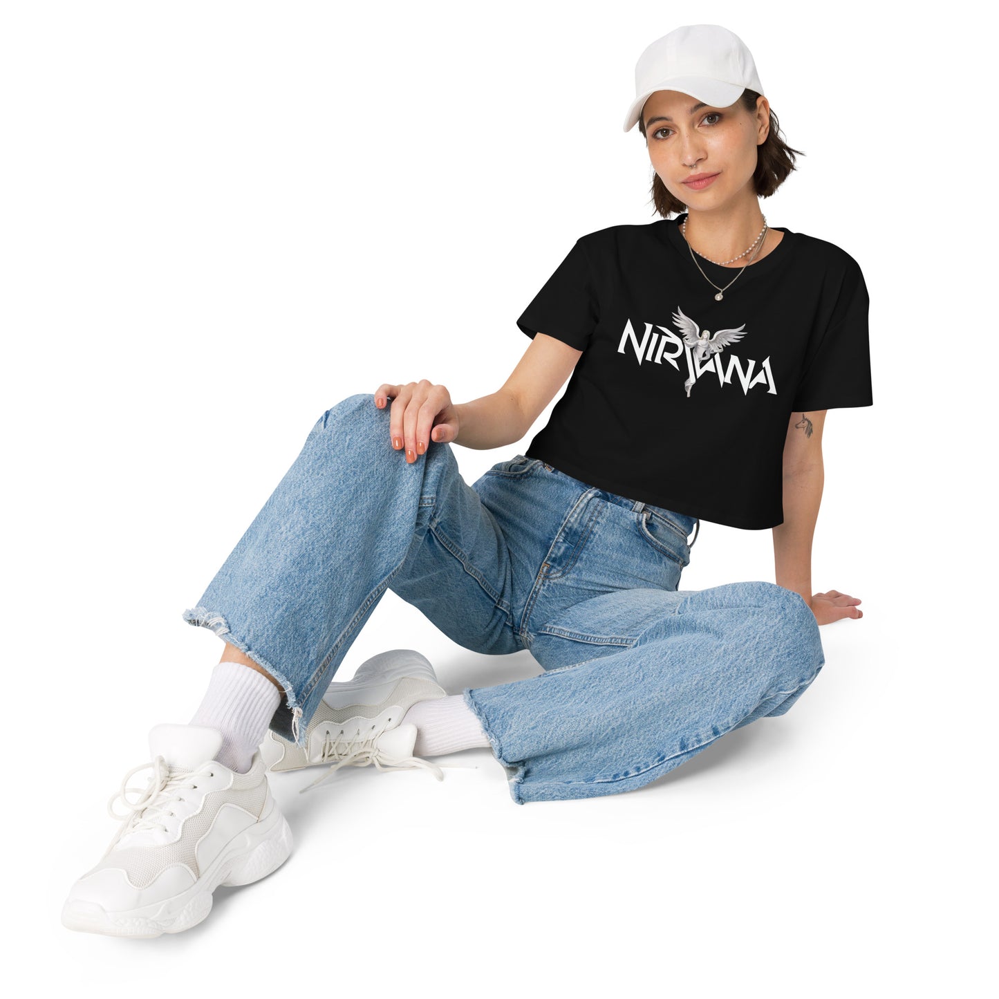 NIRVANA SOFT COTTON CROP TOP FOR WOMEN