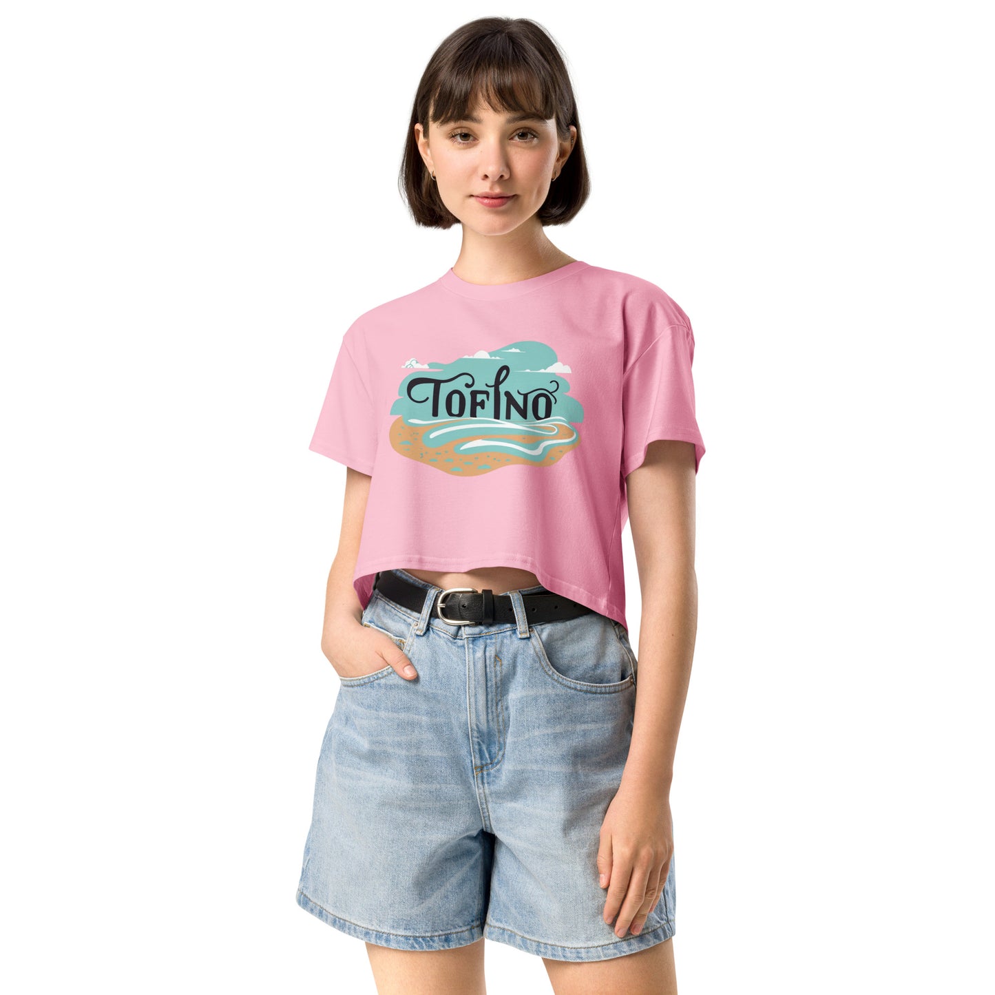 TOFINO WOMENS CROP TOP CREWNECK