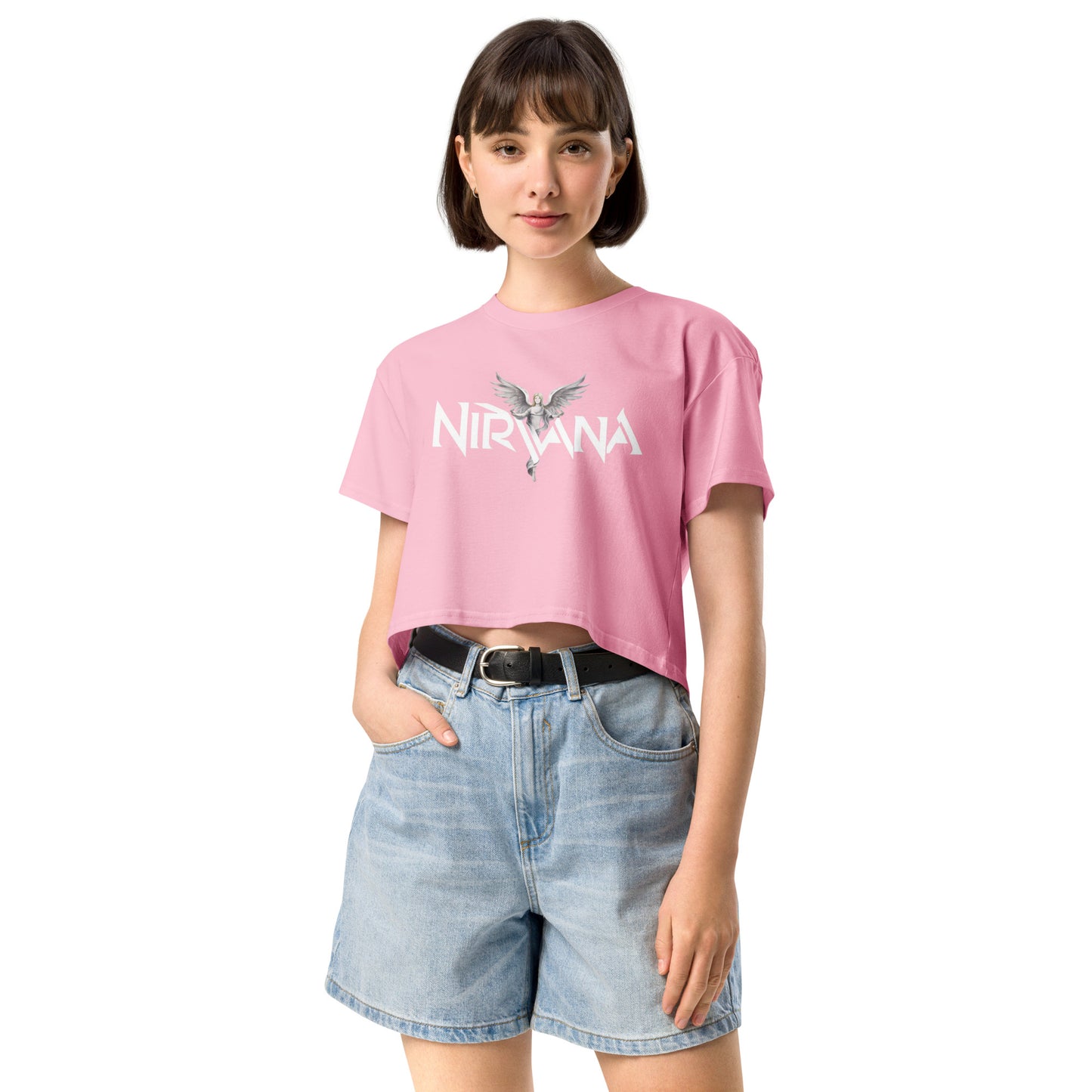 NIRVANA SOFT COTTON CROP TOP FOR WOMEN