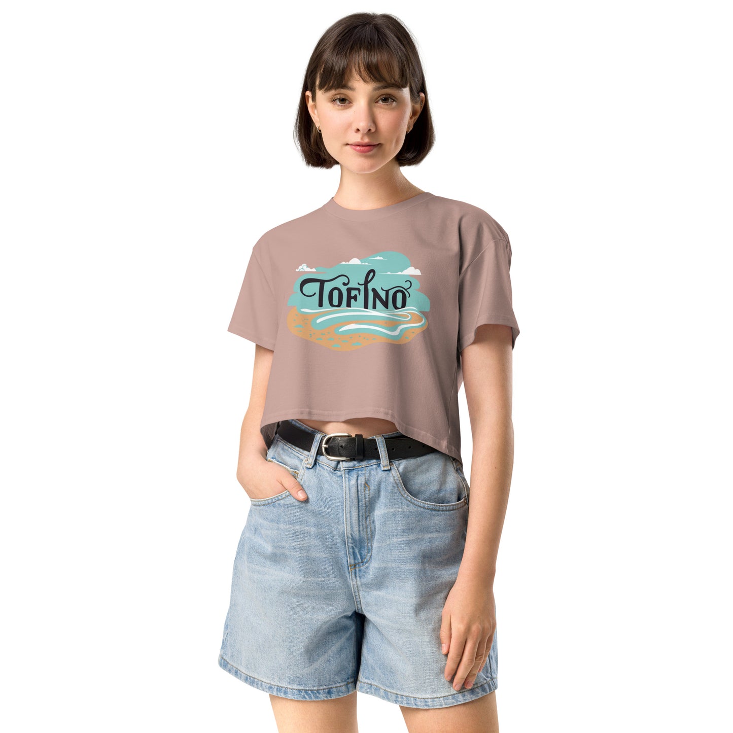 TOFINO WOMENS CROP TOP CREWNECK