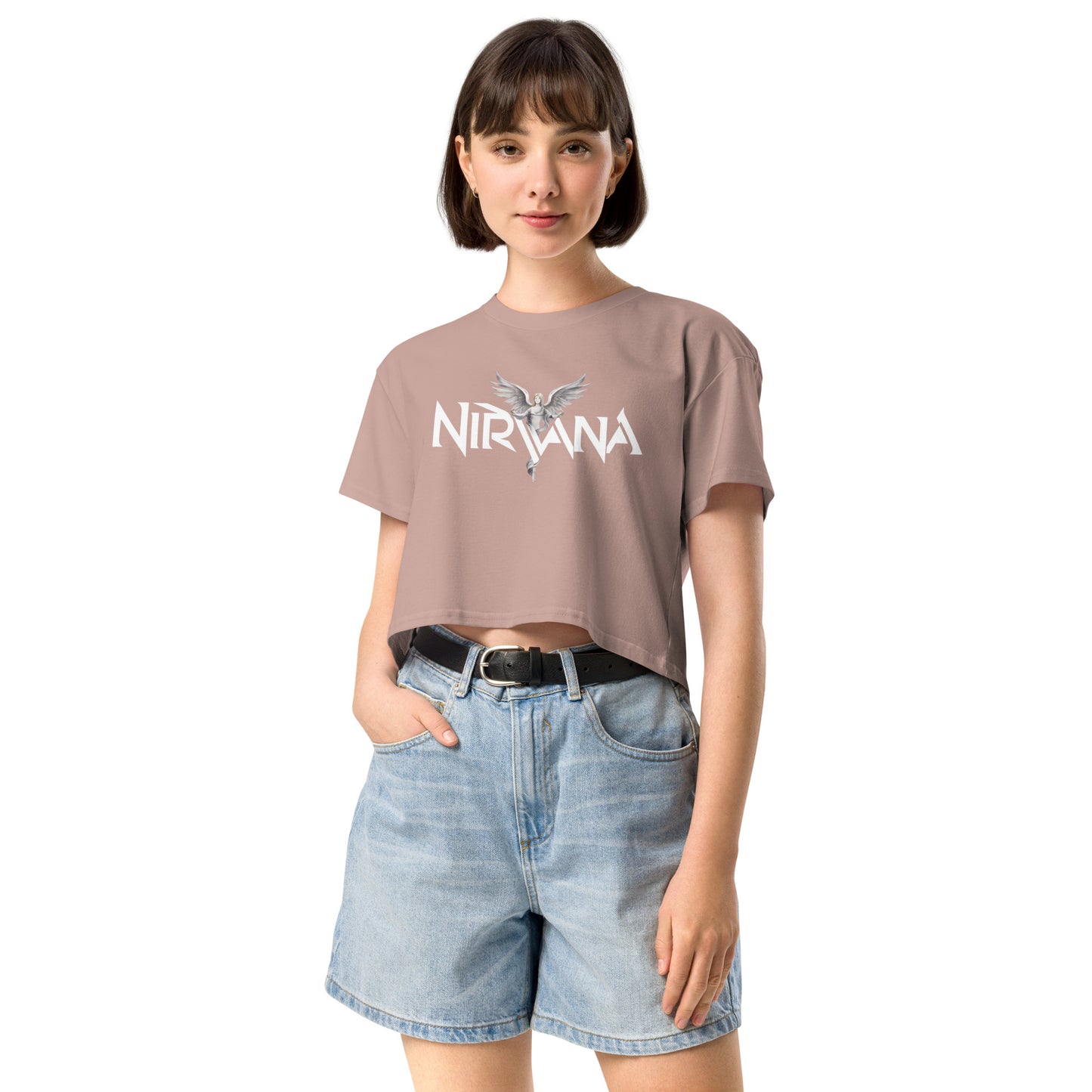 NIRVANA SOFT COTTON CROP TOP FOR WOMEN