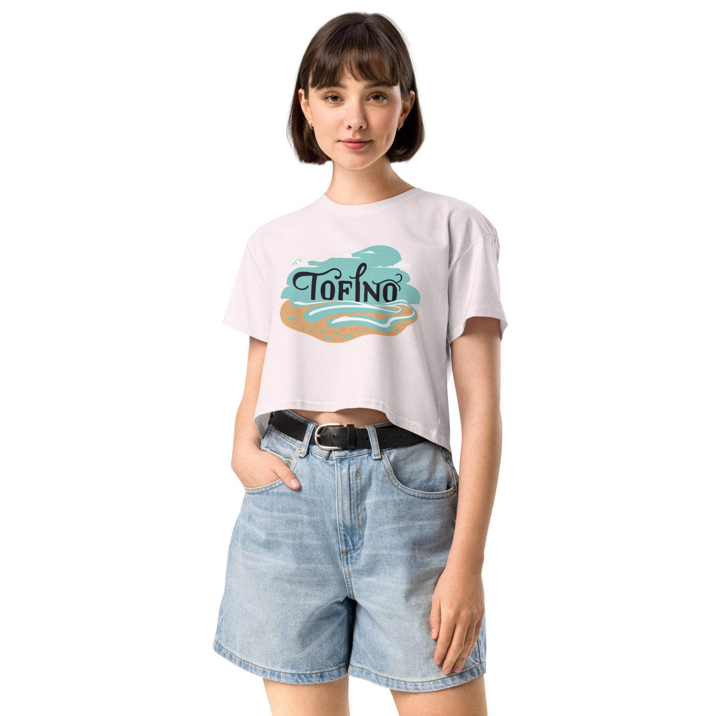 TOFINO WOMENS CROP TOP CREWNECK