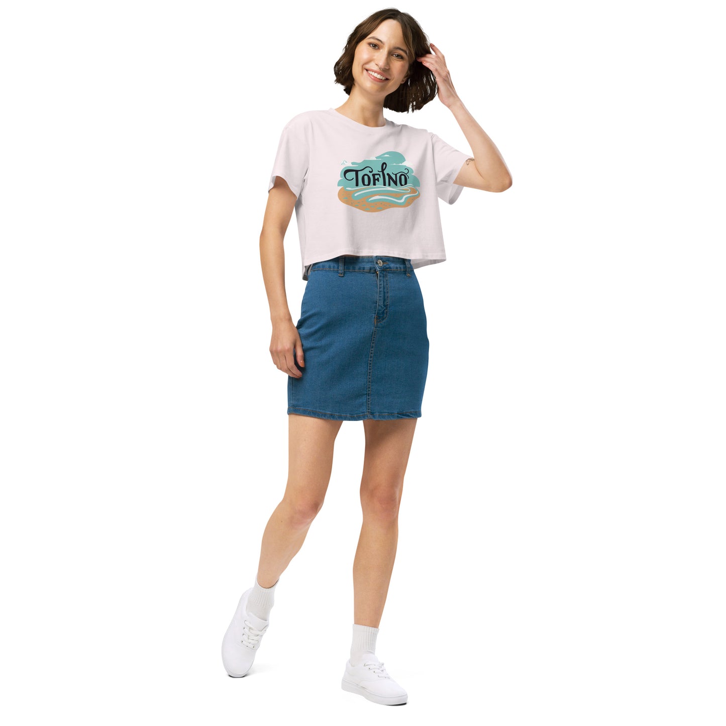 TOFINO WOMENS CROP TOP CREWNECK