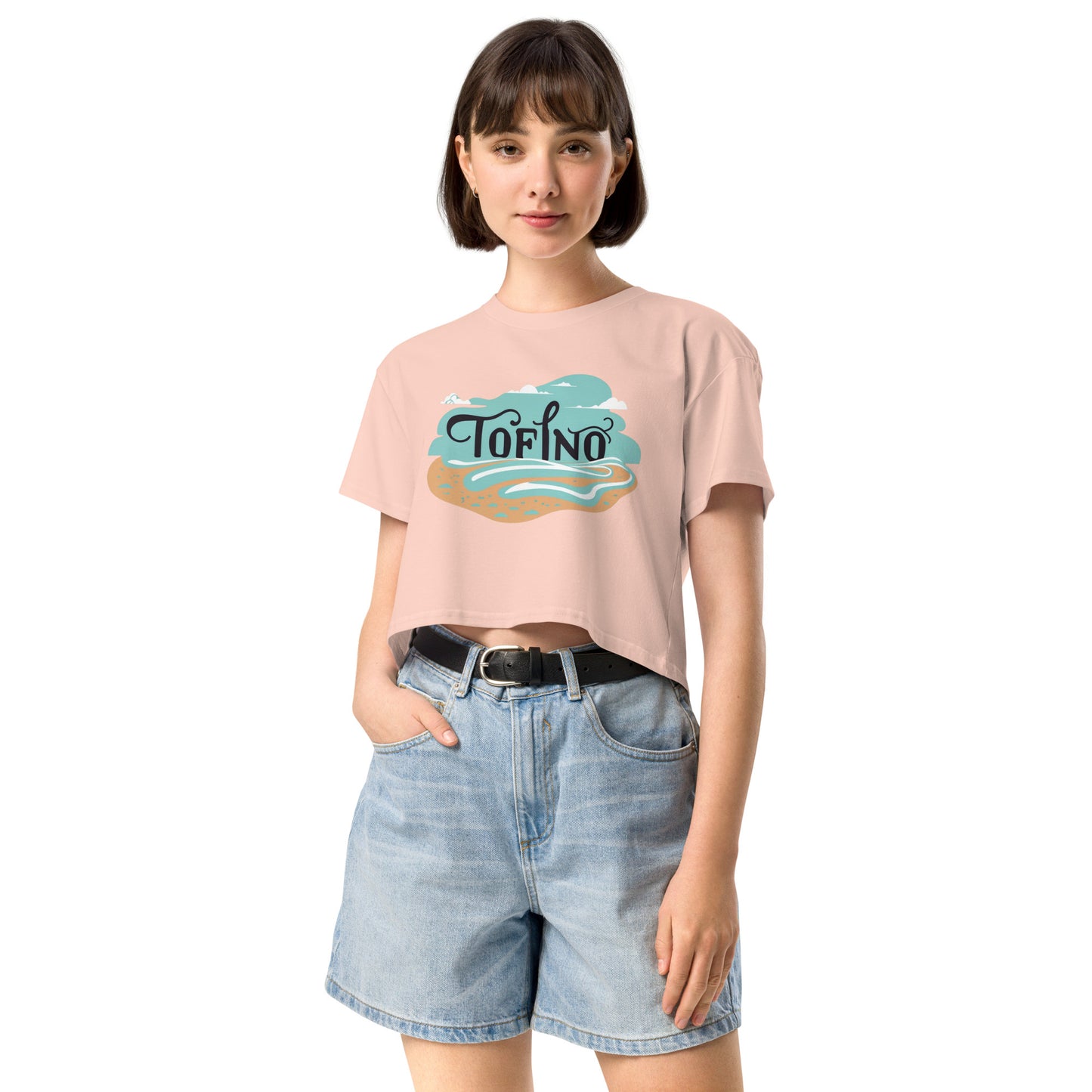 TOFINO WOMENS CROP TOP CREWNECK