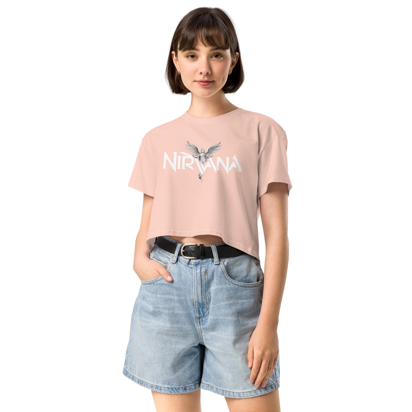 NIRVANA SOFT COTTON CROP TOP FOR WOMEN