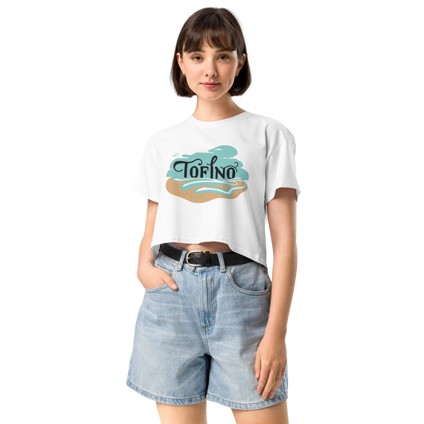 TOFINO WOMENS CROP TOP CREWNECK