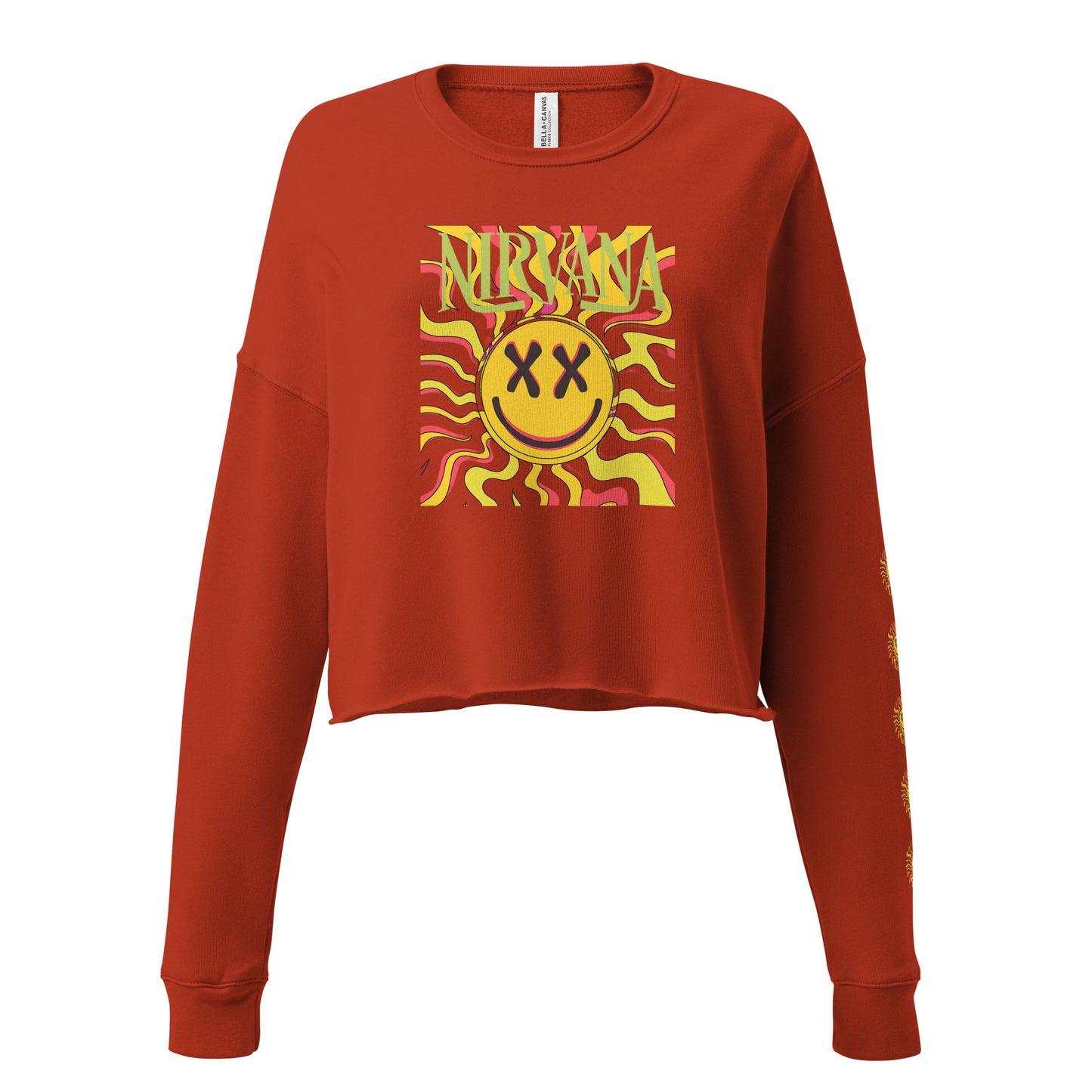 NIRVANA CROP SWEATSHIRT WOMEN