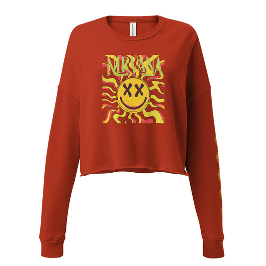 NIRVANA CROP SWEATSHIRT WOMEN